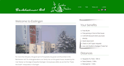 Desktop Screenshot of hotel-berkheimer-hof.de